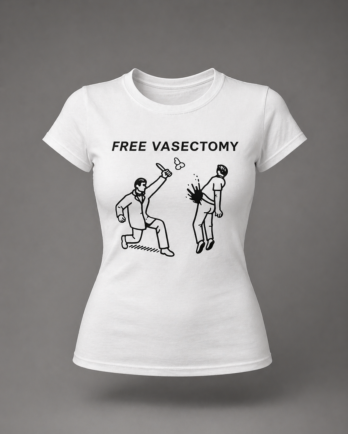 Free Vasectomy Tee | Bold Statement Baby Tee